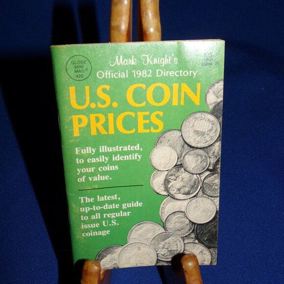 US Coin Prices - Mark Knight - Vintage 1982 Official Guide - Fully Illustrated - Picture 1 of 7
